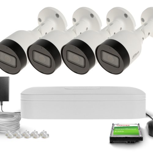 Zestaw do monitoringu 4x IPC-HFW1530SP-0280B-S6, 4...