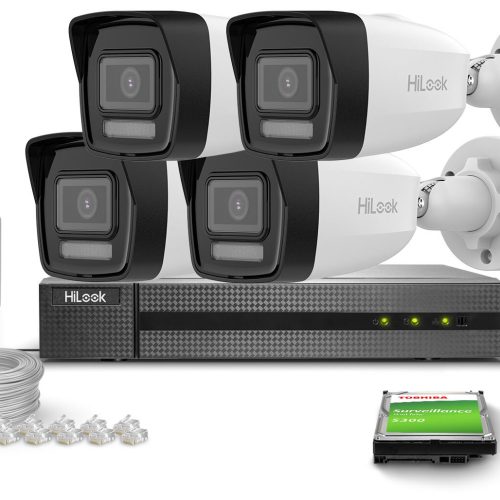 Zestaw do monitoringu 4x IPCAM-B4-30DL 4Mpx Dual-L...