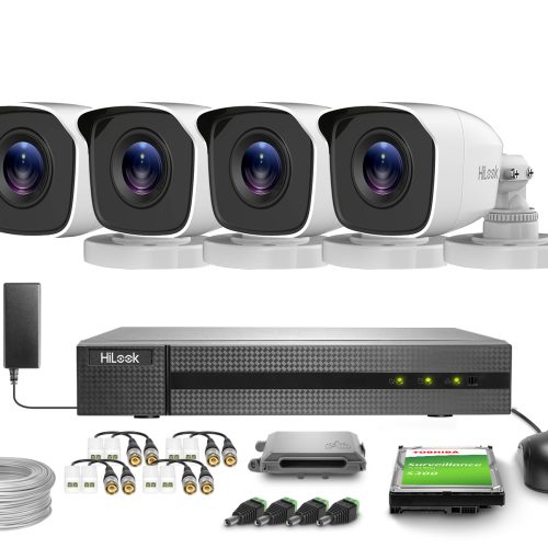 Zestaw do monitoringu 4x TVICAM-B2M FullHD IR 20m ...