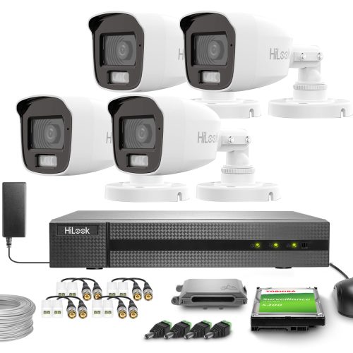 Zestaw do monitoringu 4x TVICAM-B5M-20DL 5Mpx, IR2...