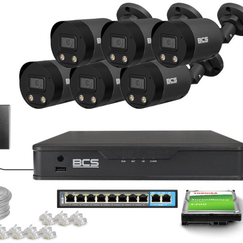 Zestaw do monitoringu 6x BCS-P-TIP25FSR3L2-AI2-G 5...