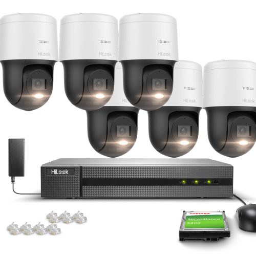 Zestaw do monitoringu 6x Kamera obrotowa PTZ-N2MP,...