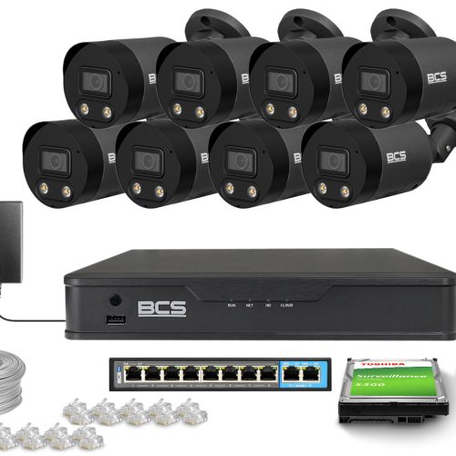 Zestaw do monitoringu 8x BCS-P-TIP25FSR3L2-AI2-G 5...