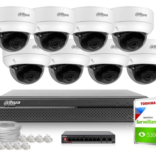 Zestaw do monitoringu 8x IPC-HDBW3842E-AS-0280B, 8...