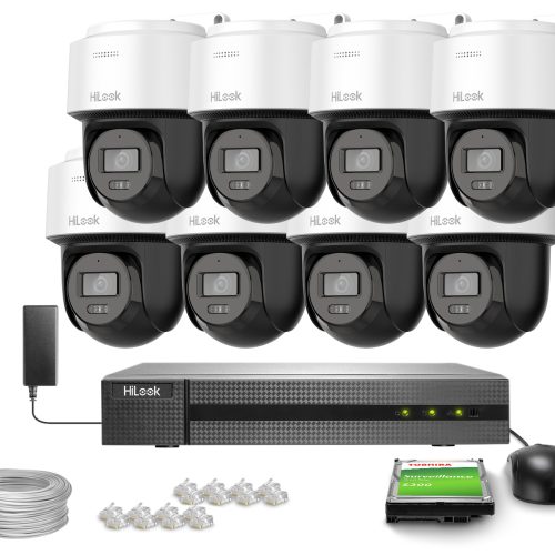 Zestaw do Monitoringu 8x PTZ-N4MP-P 4Mpx, IR30 HiL...