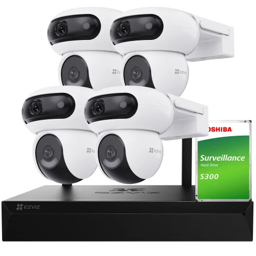 Zestaw do monitoringu EZVIZ 4x CS-H90 WiFi, 4Mpx, ...