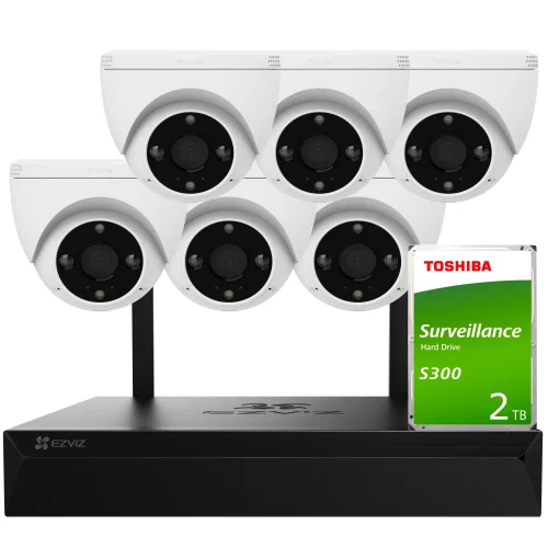Zestaw do monitoringu EZVIZ 6x CS-H4 WiFi, 4Mpx, I...