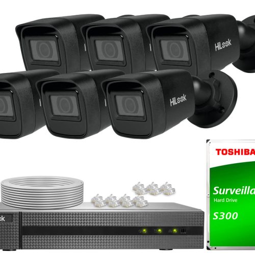 Zestaw do monitoringu HiLook by Hikvision 6x IPCAM...