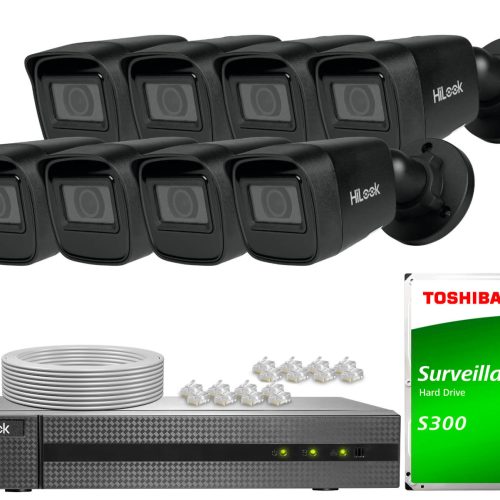 Zestaw do monitoringu HiLook by Hikvision 8x IPCAM...
