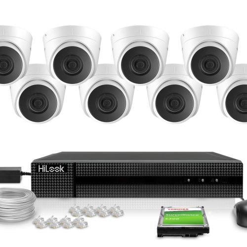 Zestaw do monitoringu IP 8x IPCAM-T4/DS-2CD1341G0-...