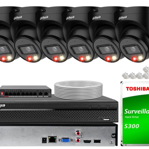 Zestaw do monitoringu IP Dahua 6x IPC-HDW1439V-A-I...