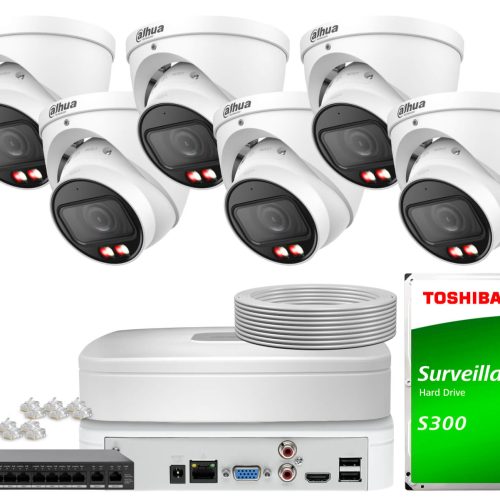 Zestaw do monitoringu IP Dahua 6x IPC-HDW2849T-ZS-...