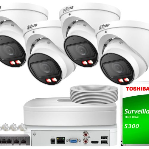 Zestaw do monitoringu IP Dahua 4x IPC-HDW2849T-ZS-...