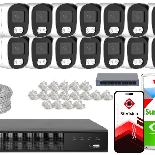 Zestaw do monitoringu IP KEEYO 16x LV-V-IP8M25TF-D...
