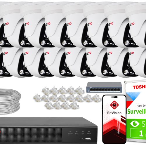 Zestaw do monitoringu IP KEEYO 16x LV-V-IP5M25DF-A...