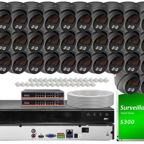 Zestaw do monitoringu IP KEEYO 32x LV-V-IP8M25DF-G...