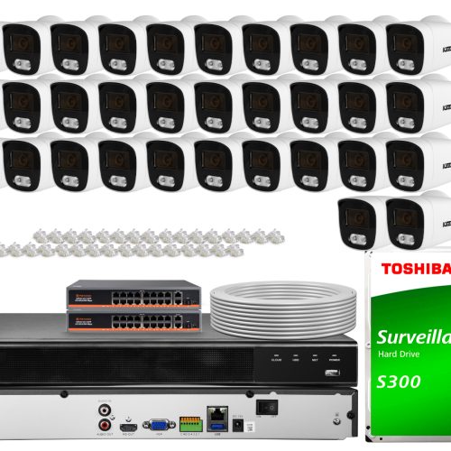 Zestaw do monitoringu IP KEEYO 32x LV-V-IP8M25TF-D...