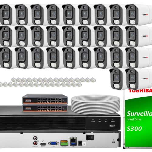 Zestaw do monitoringu IP KEEYO 32x LV-V-IP5M25TF-A...