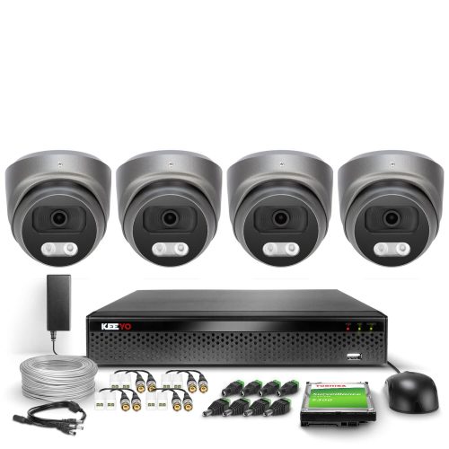 Zestaw do monitoringu 4x LV-E-AL5M25DF-G 5Mpx 25m,...