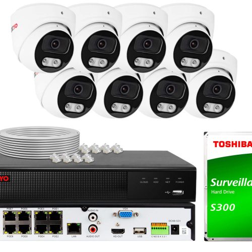 Zestaw do monitoringu KEEYO 8x LV-V-IP5M25DF-DL 5M...