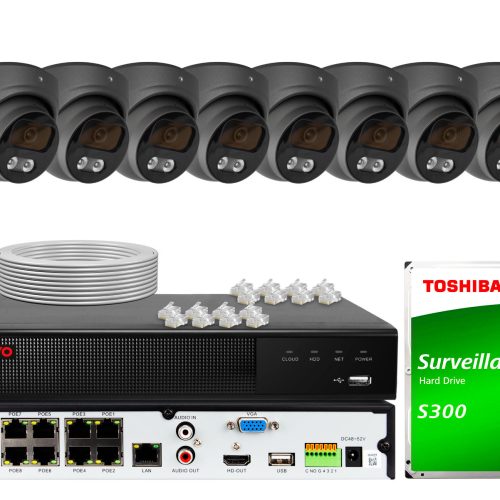 Zestaw do monitoringu KEEYO 8x LV-V-IP5M25DF-DL-G ...