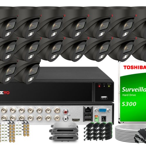 Zestaw do monitoringu KEEYO 16x LV-E-AL5M25DF-G 5M...