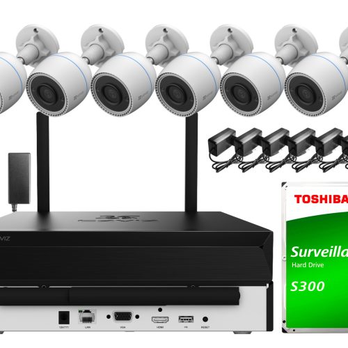 Zestaw do monitoringu Wi-Fi EZVIZ 6x CS-H3C Full H...
