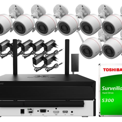 Zestaw do monitoringu Wi-Fi EZVIZ 8x CS-H3C 4Mpx