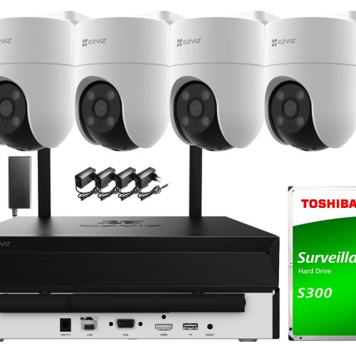 Zestaw do monitoringu Wi-Fi EZVIZ 4x C8C 2K+