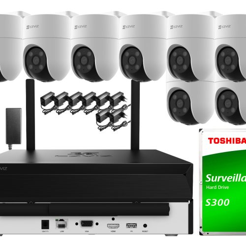 Zestaw do monitoringu Wi-Fi EZVIZ 8x C8C 2K+