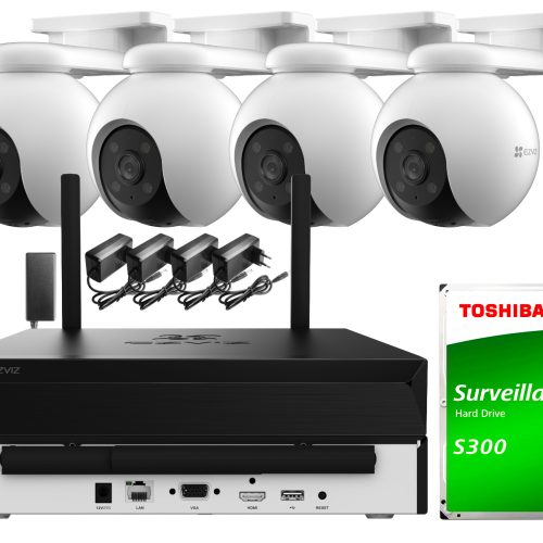 Zestaw do monitoringu Wi-Fi EZVIZ 4x H8 Pro 2K