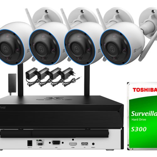 Zestaw do monitoringu Wi-Fi EZVIZ 4x H3 5Mpx