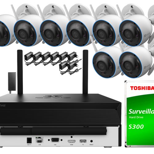 Zestaw do monitoringu Wi-Fi EZVIZ 8x H3 3Mpx