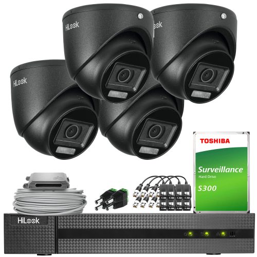 Zestaw do monitringu 4w1 HiLook by Hikvision 4x TV...