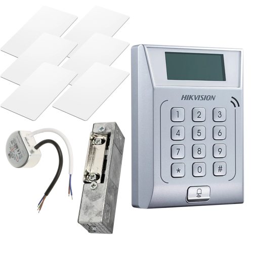 Zestaw dostępowy Hikvision DS-K1T802M, 6x karta z...
