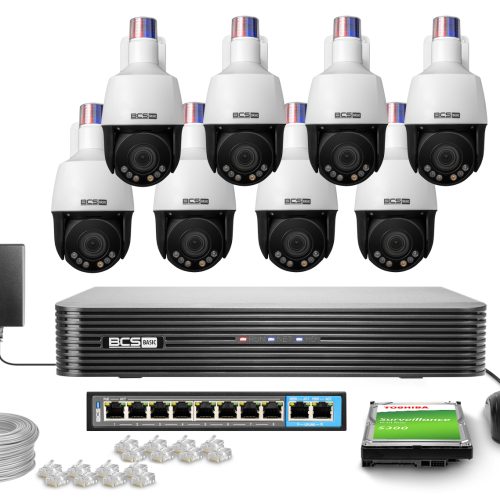 Zestaw monitoring firmy domu 8x  BCS-B-SIP154SR5L1...