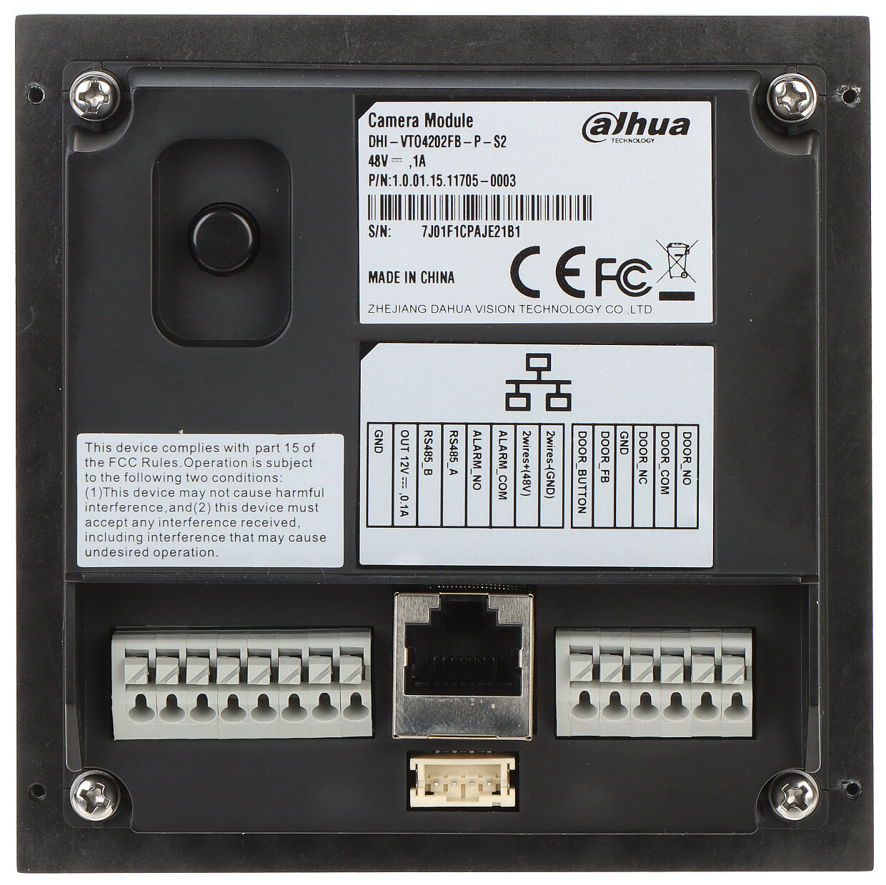 Wideodomofon VTO4202FB-P-S2 Dahua - obrazek 4