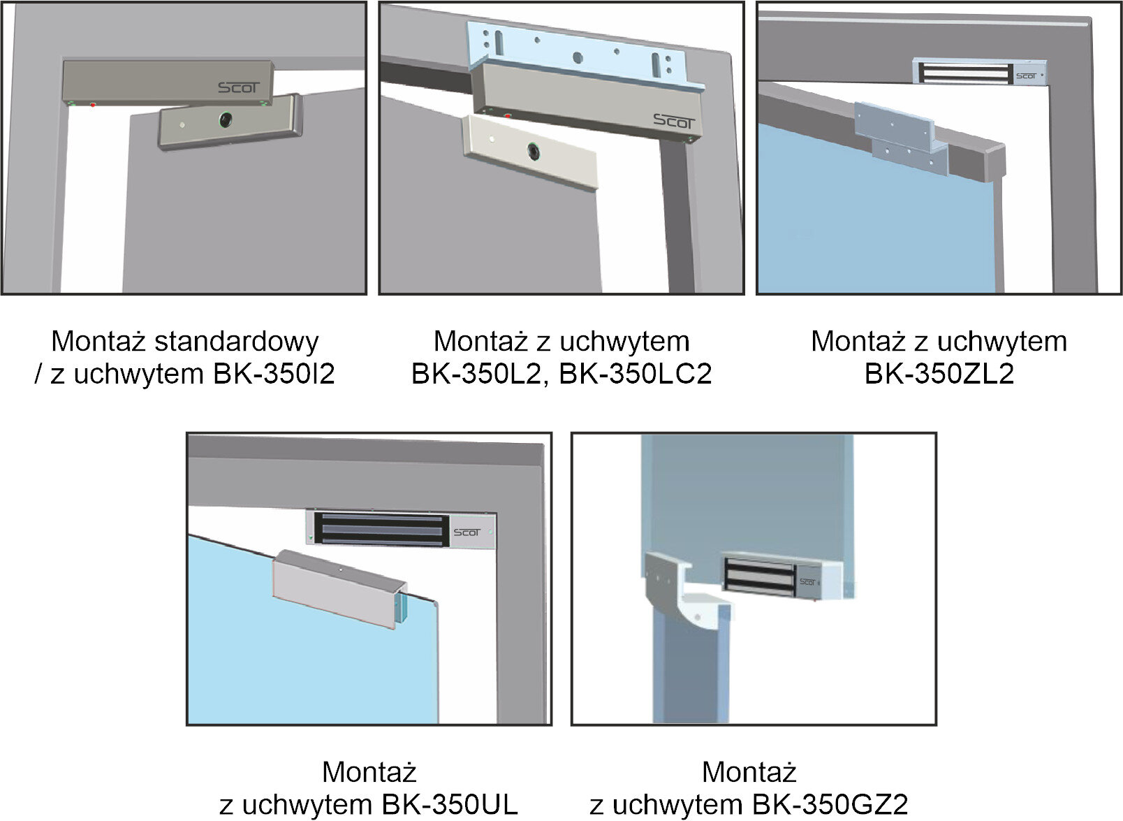 Zwora elektromagnetyczna EL-350SL2 180KG z sygnalizacją - obrazek 3