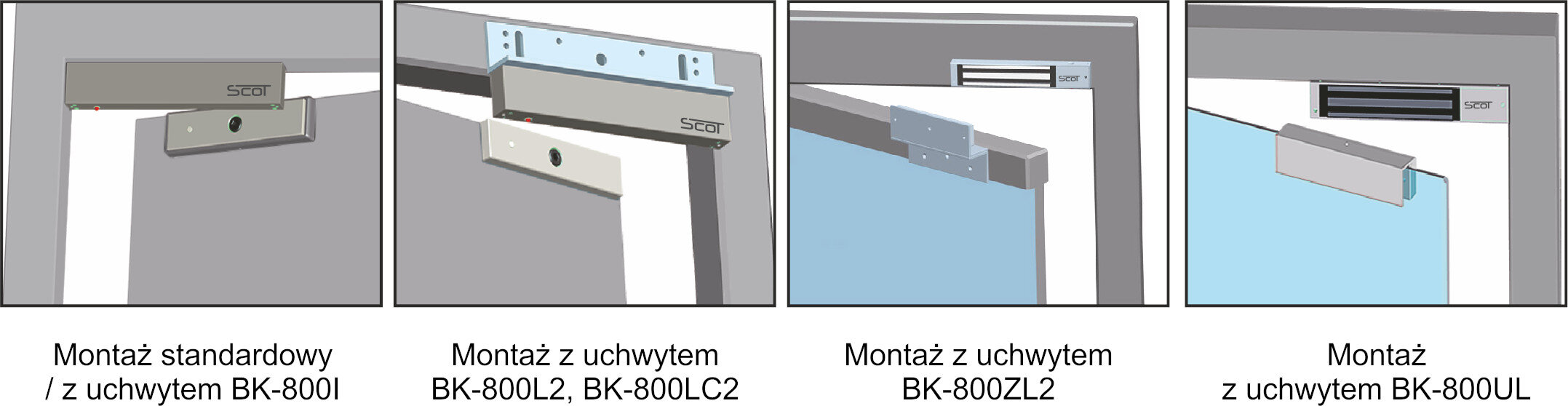 Zwora elektromagnetyczna EL-800SL2 350KG z sygnalizacją - obrazek 3