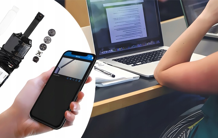 ZESTAW NA EGZAMIN MIKRO SŁUCHAWKA + KAMERA WIFI DO TEKSTU PODGLĄD ZDALNY - obrazek 3